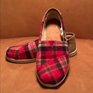 Toms slip on unisex 6M/7.5W fleece lined